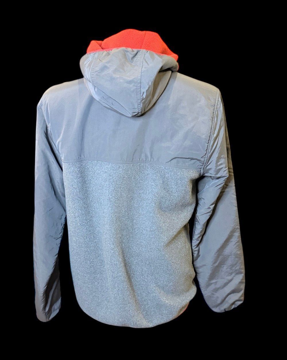 Patagonia Men’s Shelled Synchilla Snap-T Hoody Grey Fleece & Nylon Shell Medium - Picture 4 of 16